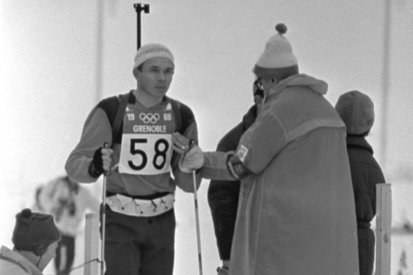 Виктор Маматов на Олимпийских играх в Гренобле, 1968 г.